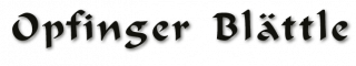 Opfinger Blättle