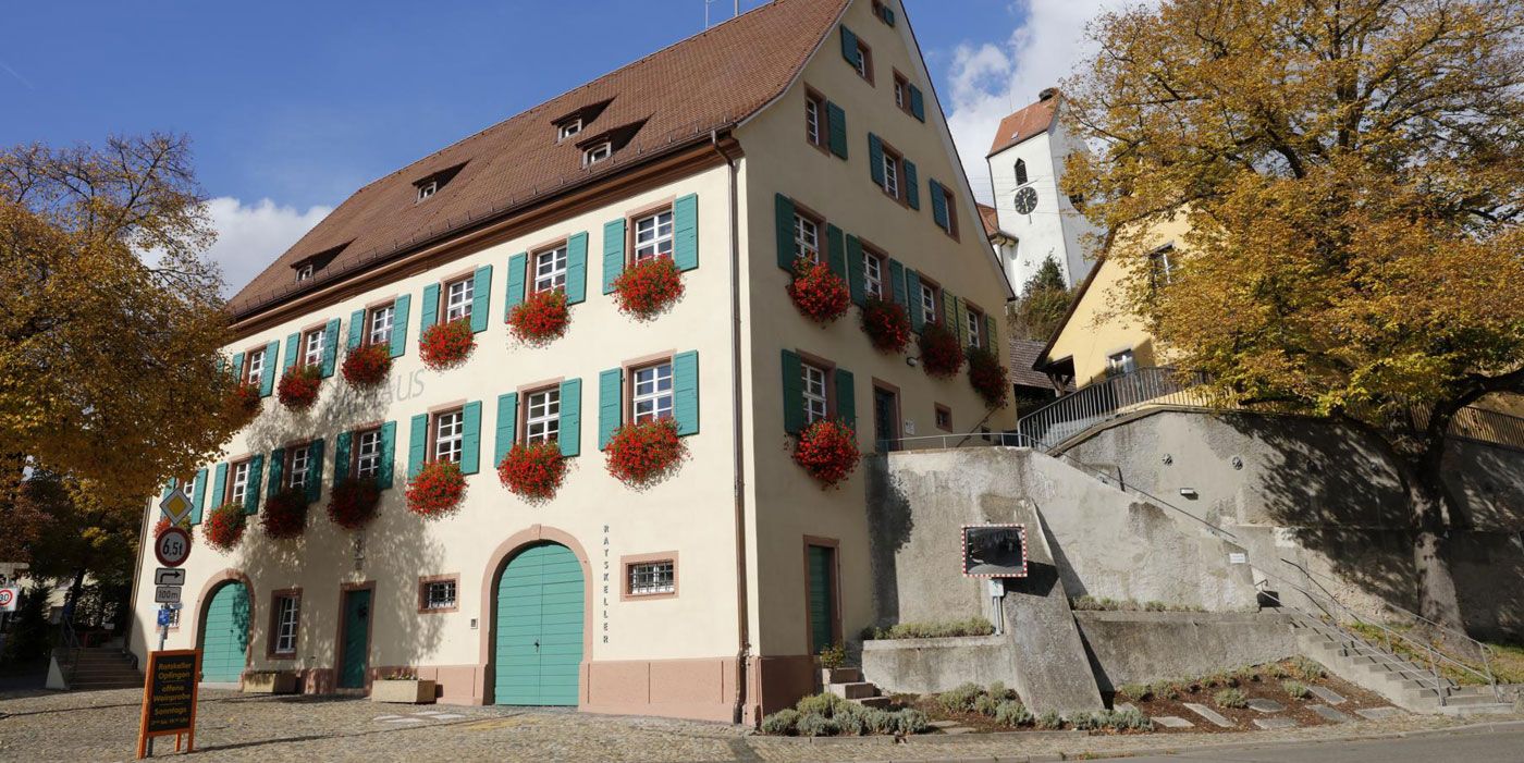 Das Rathaus im Opfingen